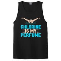 Chlorine Is My Perfume Swimming Swimmer Watersport Swim Pool PosiCharge Competitor Tank