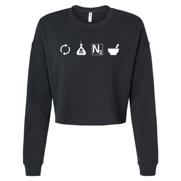 Change Into Medicine Cropped Pullover Crew