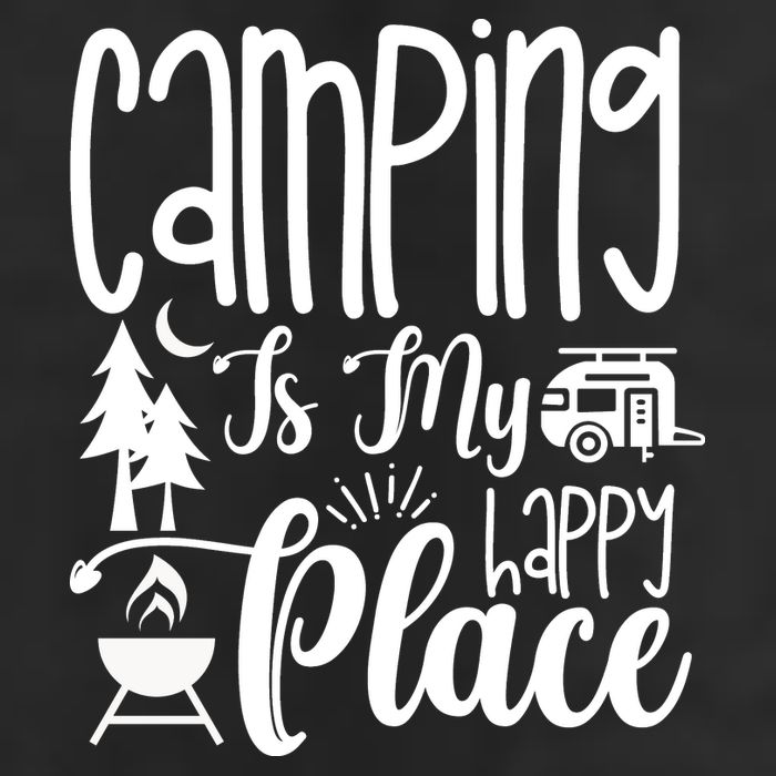 Camping Is My Happy Place Funny Camping 11oz C Handle Ceramic Mug