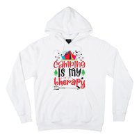 Camping Is My Therapy Funny Camping Hoodie