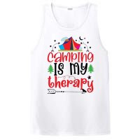 Camping Is My Therapy Funny Camping PosiCharge Competitor Tank