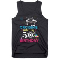 Cruising Into My 50th Birthday Cruise Party Cruise Crew Tank Top