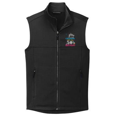 Cruising Into My 50th Birthday Cruise Party Cruise Crew Collective Smooth Fleece Vest