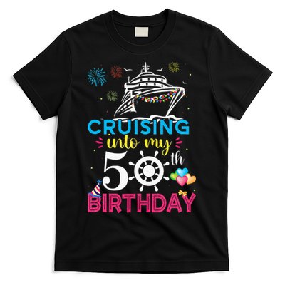 Cruising Into My 50th Birthday Cruise Party T-Shirt