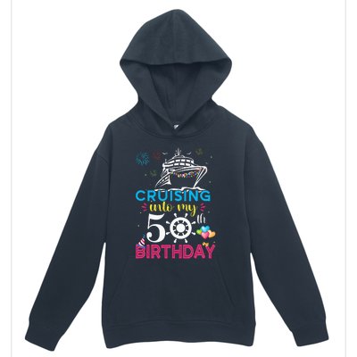 Cruising Into My 50th Birthday Cruise Party Urban Pullover Hoodie