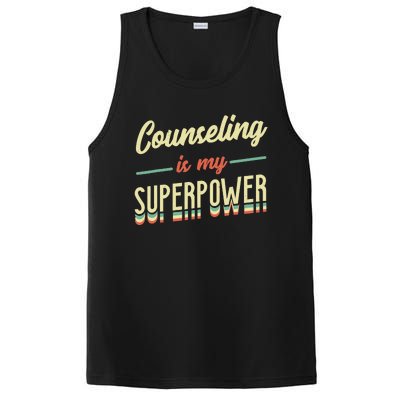 Counseling Is My Superpower School Counselor PosiCharge Competitor Tank