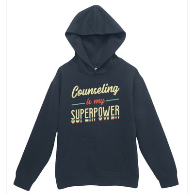 Counseling Is My Superpower School Counselor Urban Pullover Hoodie