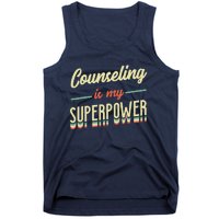 Counseling Is My Superpower School Counselor Tank Top