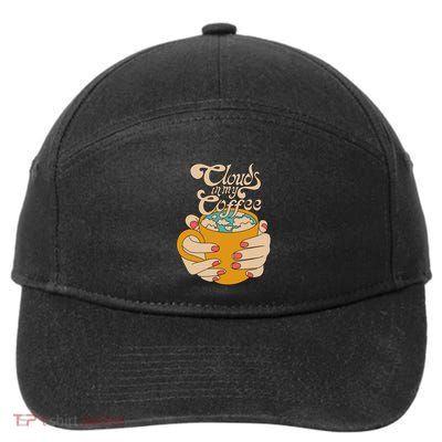 Clouds In My Coffee 7-Panel Snapback Hat
