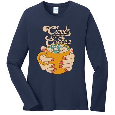 Clouds In My Coffee Ladies Long Sleeve Shirt