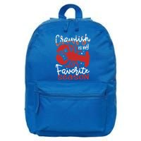 Crawfish Is My Favorite Season Lobster Crayfish Yabbies Meaningful Gift 16 in Basic Backpack