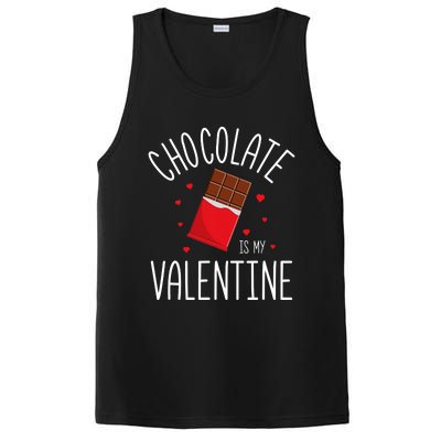 Chocolate Is My Valentine PosiCharge Competitor Tank