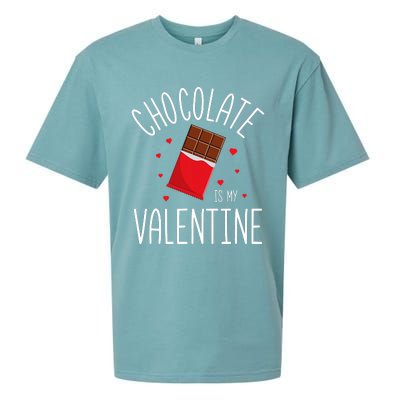 Chocolate Is My Valentine Sueded Cloud Jersey T-Shirt