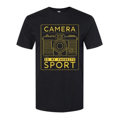 Camera Is My Favorite Sport Photographer And Camera Lover Softstyle CVC T-Shirt