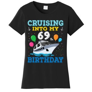 Cruising Into My 69th Birthday Party Women's T-Shirt