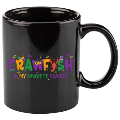Crawfish Is My Favorite Season Mardi Gras Crawfish Lobster Gift 11oz C Handle Ceramic Mug