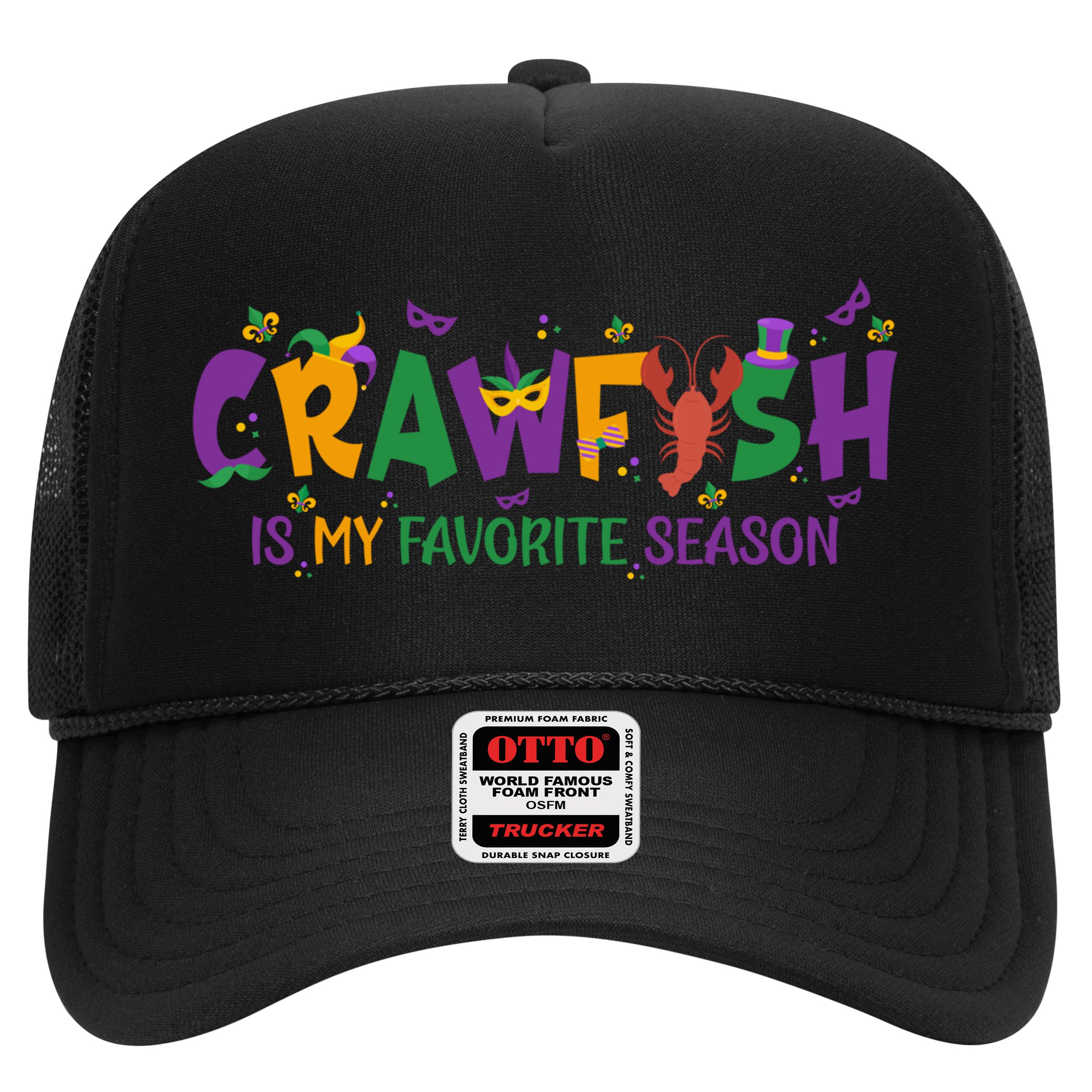 Crawfish Is My Favorite Season Mardi Gras Crawfish Lobster Gift Hat