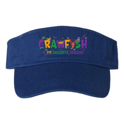 Crawfish Is My Favorite Season Mardi Gras Crawfish Lobster Gift Visor