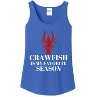 Crawfish Is My Favorite Season Sucking Mudbug Seafood Lover Cool Gift Ladies Essential Tank