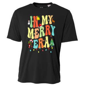 Christmas In My Merry Christmas Era Xmas Holiday Cooling Performance Crew T-Shirt