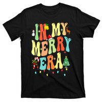 Christmas In My Merry Christmas Era Xmas Holiday T-Shirt