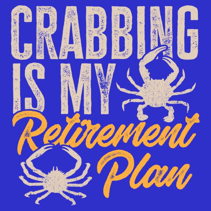 Crabbing Is My Retiret Plan Crab Hunter Gift Kids Hoodie