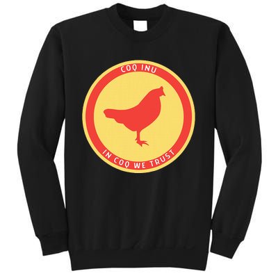 Coq Inu Meme Coq Inu Crypto Coq Inu Beautiful Black Coq Inu Sweatshirt