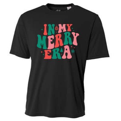 Christmas In My Merry Era Xmas Holiday Christmas Cooling Performance Crew T-Shirt