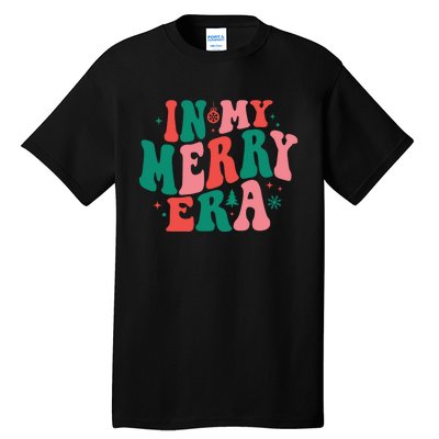 Christmas In My Merry Era Xmas Holiday Christmas Tall T-Shirt