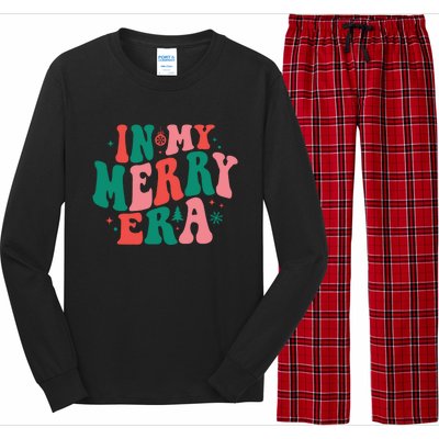 Christmas In My Merry Era Xmas Holiday Christmas Long Sleeve Pajama Set