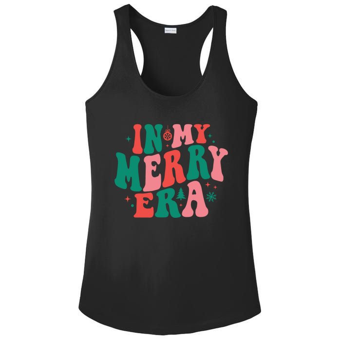 Christmas In My Merry Era Xmas Holiday Christmas Ladies PosiCharge Competitor Racerback Tank