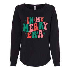 Christmas In My Merry Era Xmas Holiday Christmas Womens California Wash Sweatshirt