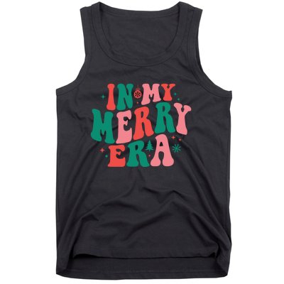 Christmas In My Merry Era Xmas Holiday Christmas Tank Top