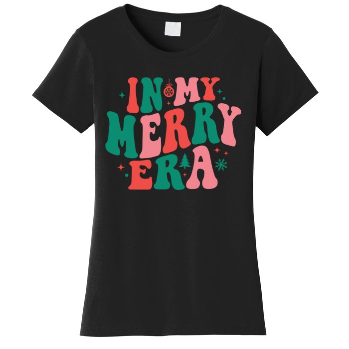 Christmas In My Merry Era Xmas Holiday Christmas Women's T-Shirt