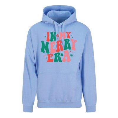 Christmas In My Merry Era Xmas Holiday Christmas Unisex Surf Hoodie