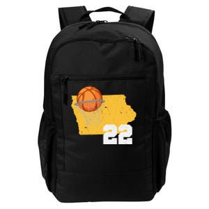 Clark Iowa Map 22 Basketball Lover Daily Commute Backpack