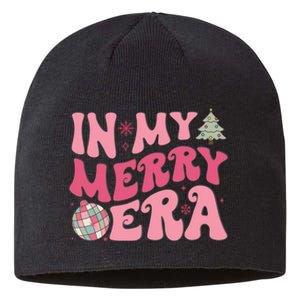 Christmas In My Merry Era Xmas Holiday Christmas Sustainable Beanie