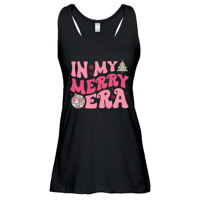 Christmas In My Merry Era Xmas Holiday Christmas Ladies Essential Flowy Tank