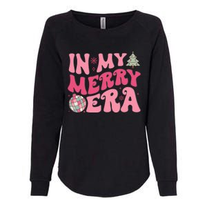 Christmas In My Merry Era Xmas Holiday Christmas Womens California Wash Sweatshirt