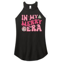 Christmas In My Merry Era Xmas Holiday Christmas Women's Perfect Tri Rocker Tank