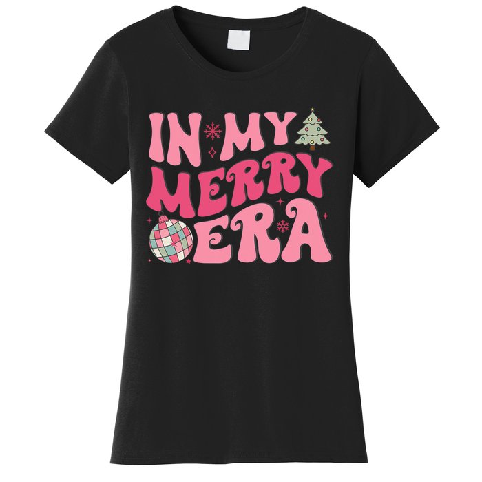 Christmas In My Merry Era Xmas Holiday Christmas Women's T-Shirt