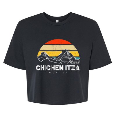 Chichen Itza Mexico Vacation Bella+Canvas Jersey Crop Tee