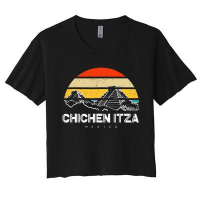 Chichen Itza Mexico Vacation Women's Crop Top Tee