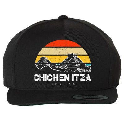 Chichen Itza Mexico Vacation Wool Snapback Cap