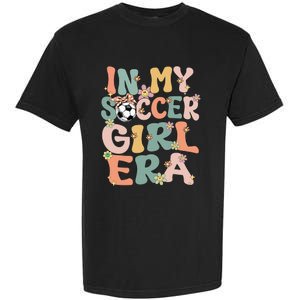 Cute In My Soccer Era Retro Groovy Soccer Garment-Dyed Heavyweight T-Shirt