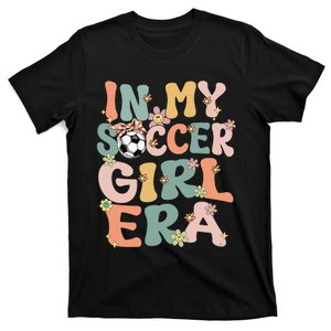 Cute In My Soccer Era Retro Groovy Soccer T-Shirt