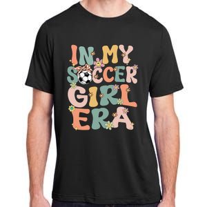 Cute In My Soccer Era Retro Groovy Soccer Adult ChromaSoft Performance T-Shirt