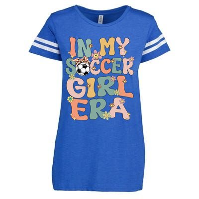 Cute In My Soccer Era Retro Groovy Soccer Enza Ladies Jersey Football T-Shirt