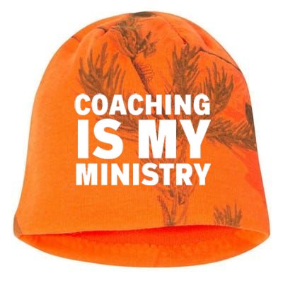 Coaching Is My Ministry Kati - Camo Knit Beanie