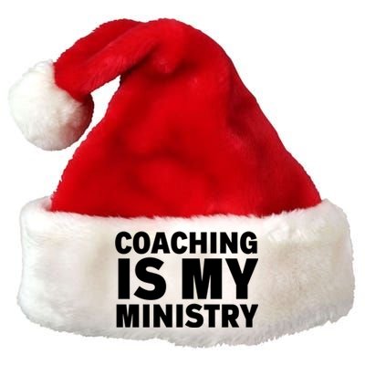 Coaching Is My Ministry Premium Christmas Santa Hat